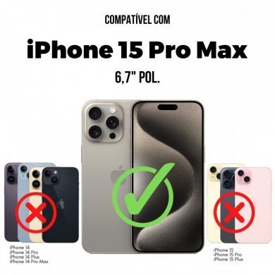 GS-8088 GShield Capa Dual Sense para Iphone 15 Pro Max