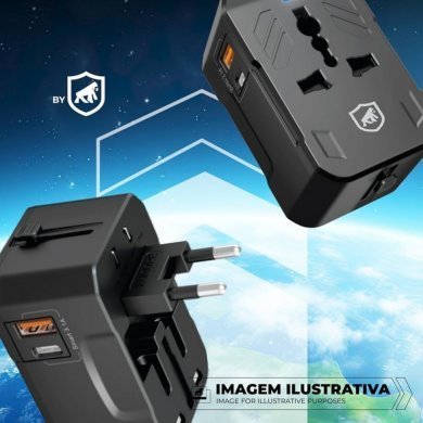 GS-8840 GShield Carregador Adapt. Universal Turbo Power 20w