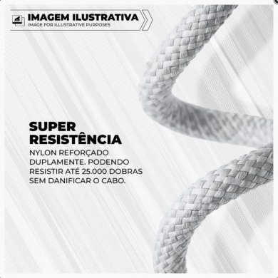 GS-9051 Gorila Shield Cabo Ultra Safe Lightning Tipo-C 1.5m