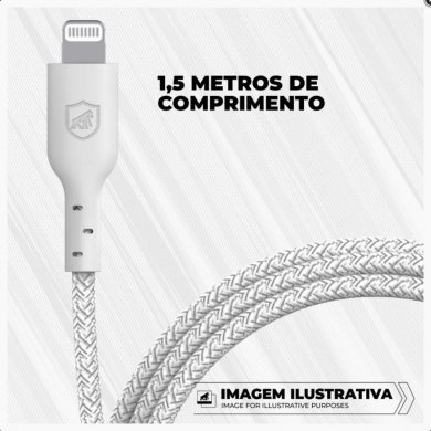 GS-9051 Gorila Shield Cabo Ultra Safe Lightning Tipo-C 1.5m