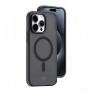 Gorila Shield capa magsafe para Iphone 15 PRO Preto fosco com detalhes preto