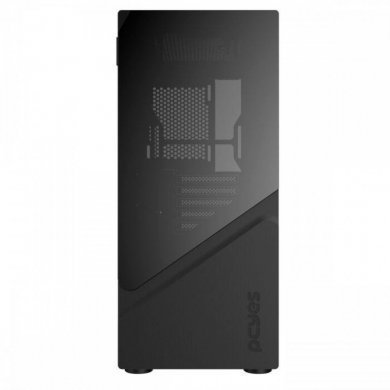 PCYES gabinete gamer Set black vulkan