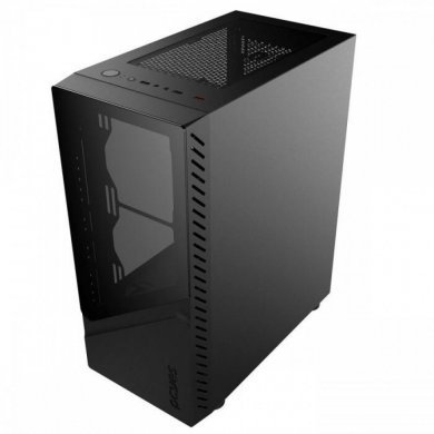 PCYES gabinete gamer Set black vulkan