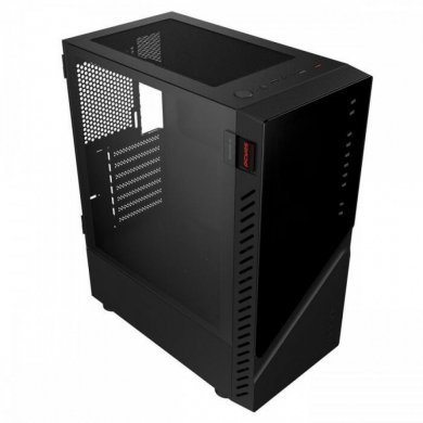 PCYES gabinete gamer Set black vulkan