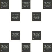 10x CI BGA multimodo A-GPS Flagship Performance, Lowest Power, Data Code 1017 kit com 10 unidades