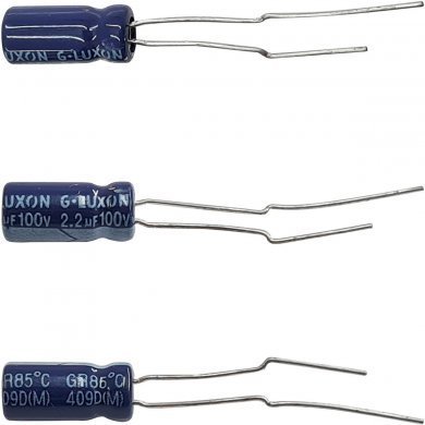 GSM225M100S1A5C85 20x Capacitor eletrolitico 2.2uF 100v 85º PTH 5x11mm