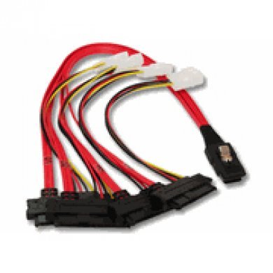 GSS250 Cabo SAS 1x SFF-8087 para 4x SFF-8482