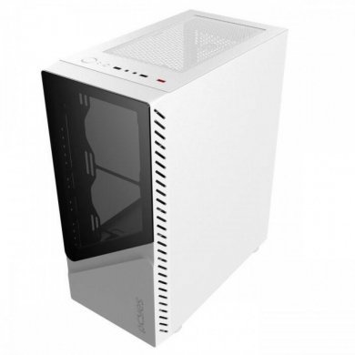 PCYES gabinete gamer Set white ghost