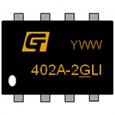GT24C02A-2GLI-TR CI 402A-2GLI memória 2kbit 1MHz SOIC8 (Kit 2x und)