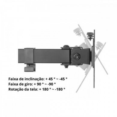 Giant suporte para monitor e notebook articulado