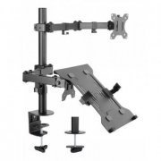 Giant suporte para monitor e notebook articulado para monitores de 17 à 32 polegadas, VESA 75x75 e 100x100