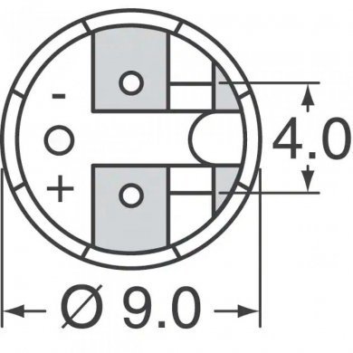 BUZZER MAGNETIC 5V 9MM TH 2.73kHz 85dB
