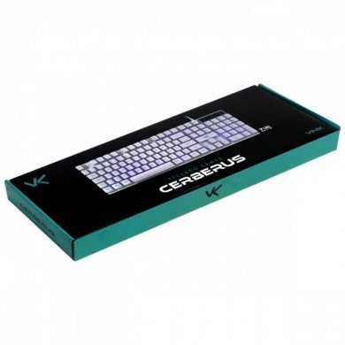 GTH120B7 Vinik Teclado Gamer Cerberus Branco Led 7 Cores