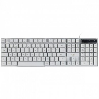GTH120B7 Vinik Teclado Gamer Cerberus Branco Led 7 Cores