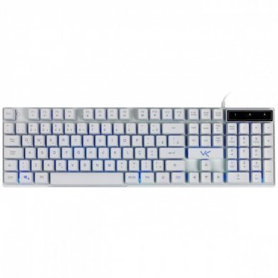 GTH120B7 Vinik Teclado Gamer Cerberus Branco Led 7 Cores