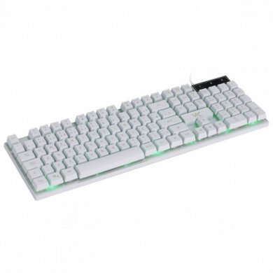 GTH120B7 Vinik Teclado Gamer Cerberus Branco Led 7 Cores