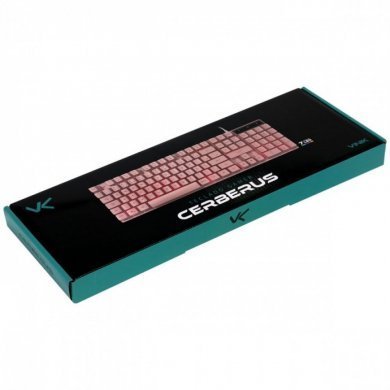 GTH200R7 Vinik Teclado Gamer Cerberus Rosa Led 7 Cores