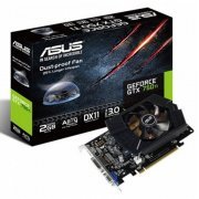 GPU ASUS GeForce GTX750 TI 2GB DDR5 PCI-Express 3.0 / 640 CUDA Core / Máxima Resolução DVI 2560x1600 / 1x D-Su