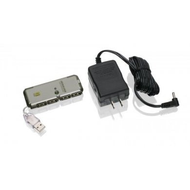 GUH274 IOGEAR Micro Hub 4 Portas Hi-Speed