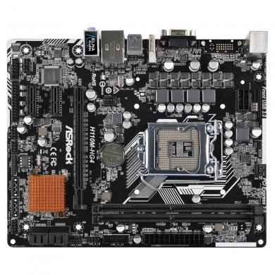 H110M-HG4 Asrock Placa Mãe H110M DDR4 LGA 1151 mATX