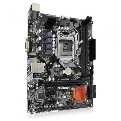 H110M-HG4 Asrock Placa Mãe H110M DDR4 LGA 1151 mATX