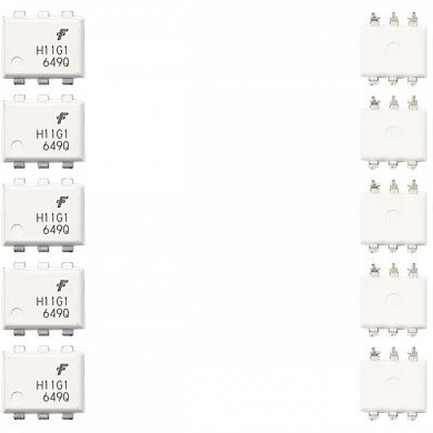 Acoplador óptico H11G1 DIP6 PTH (Kit 5x und)