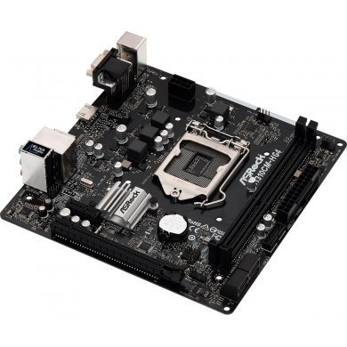 H310CM-HG4 Asrock Placa Mãe Intel LGA1151 DDR4 2666Mhz