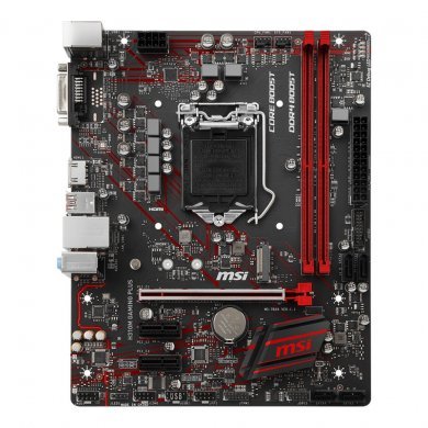 H310M-Gaming-Plus MSI Placa Mãe H310M Intel DDR4 2666 MATX