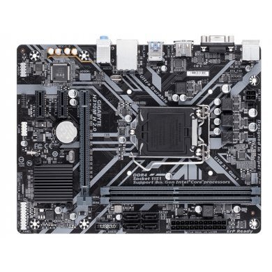 H310M-H-2.0 Gigabyte Placa Mãe Intel DDR4 2666Mhz LGA1151