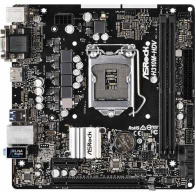AsRock Placa Mãe H310M Intel DDR4 2666