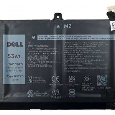 H5CKD Bateria original para DELL H5CKD 17.4V 3360mAh 53Wh