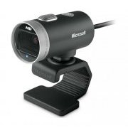 Web Cam Microsoft LifeCam Cinema Alta Definição HD 720P acima de 30 quadros por segundo, Formato widescreen 16