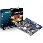 Asrock Placa Mãe H61M-HG4 para Intel LGA 1155 DDR3 1600MHz, LAN 10/100/1000, USB 2.0, D-SUB/HDMI