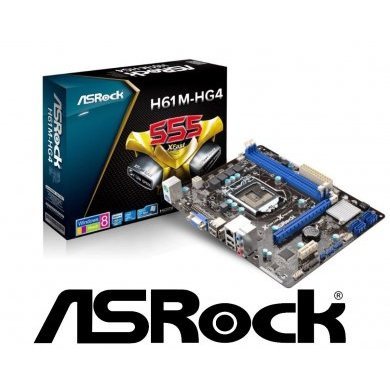 H61M-HG4 Asrock Placa Mãe H61M-HG4 para Intel LGA 1155