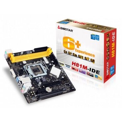 H81M-IDE BioStar Motherboard Intel Intel LGA1150
