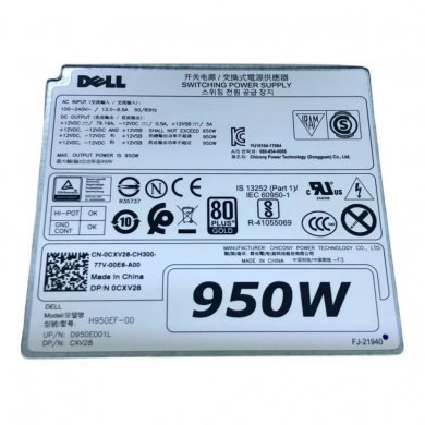 H950EF-00 Fonte DELL ATX 950w 80P Gold T5820 T7820 T7920