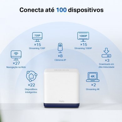 HALO-H50G Mercusys Roteador Wireless Dual Band AC1900 Mesh