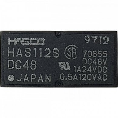 HAS112S-DC48 Rele HAS112S 48V 2A 20x10x20mm (Kit 4x unidades)