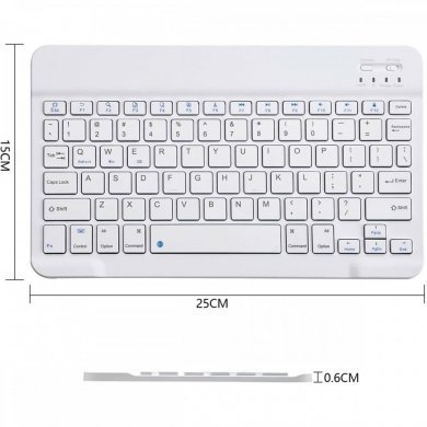 TECLADO E MOUSE BLUETOOTH RECARREGAVEL (INGLES)