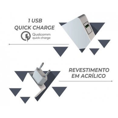 HC-31 PMCELL Carregador Turbo USB 15W Qualcomm