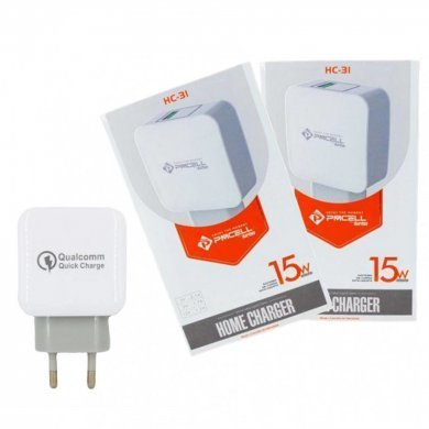 HC-31 PMCELL Carregador Turbo USB 15W Qualcomm