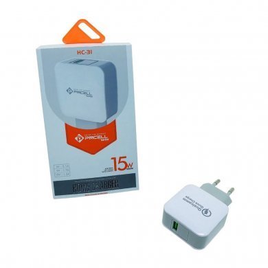 HC-31 PMCELL Carregador Turbo USB 15W Qualcomm