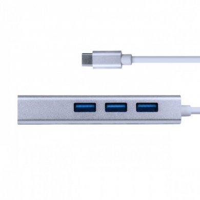 HC-4RJ Vinik Hub USB-C para 3x USB 3.0 1x RJ45 Gigabit
