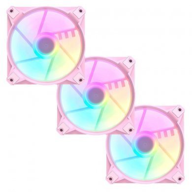Motospeed kit 3 cooler fan Hyrax rosa ARGB 120mm