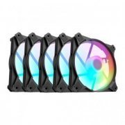 Motospeed kit 5 cooler fan Hyrax preto ARGB 120mm 