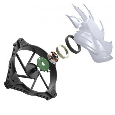 Motospeed kit 5 cooler fan Hyrax preto ARGB 120mm