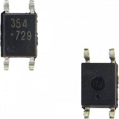 HCPL-354-000E 5x Acoplador Optico AC NPN Phototransistor 354