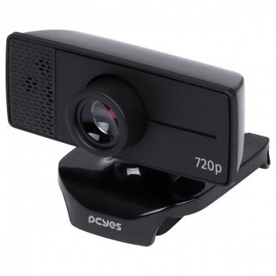 PCYES webcam RAZA HD 720p USB 2.0 preto