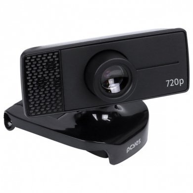 PCYES webcam RAZA HD 720p USB 2.0 preto