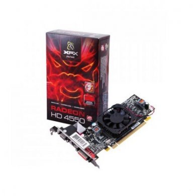 Placa de Video XFX ATI Radeon HD4550 DDR2 PCI-E 2.0 512MB, PN: HD